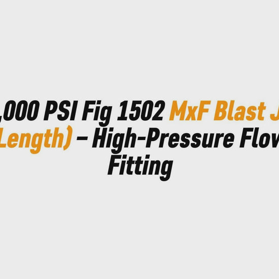 2" 15,000 PSI Fig 1502 MxF Blast Joint (5.4" Length) – High-Pressure Flowline Fitting