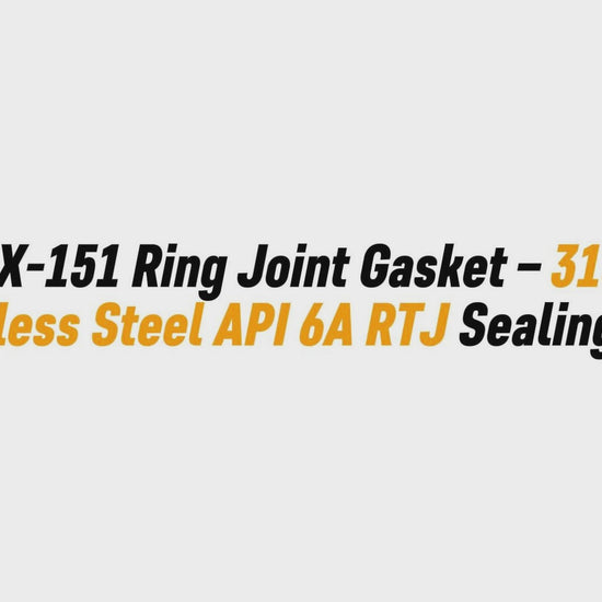 BX-151 Ring Joint Gasket – 316 Stainless Steel API 6A RTJ Sealing Ring