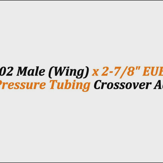 2" Fig 1502 Male (Wing) x 2-7/8" EUE Swage | High-Pressure Tubing Crossover Adapter
