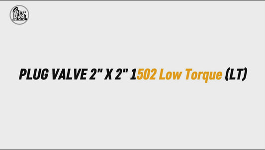 PLUG VALVE 2" X 2" 1502 Low Torque (LT)