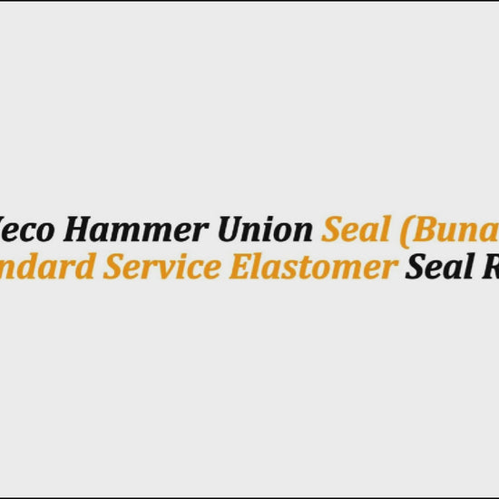 2" Weco Hammer Union Seal (Buna-N) | Standard Service Elastomer Seal Ring