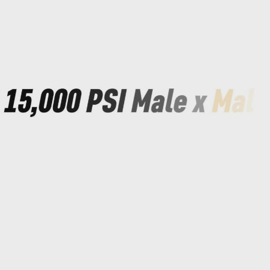 1/4" 15,000 PSI Male x Male NPT Hex Nipple - Oil & Gas Flowline Fitting