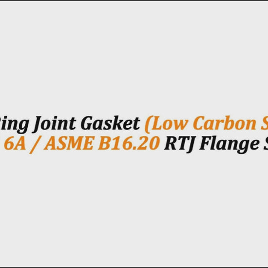 R-24 Ring Joint Gasket (Low Carbon Steel) | API 6A / ASME B16.20 RTJ Flange Seal