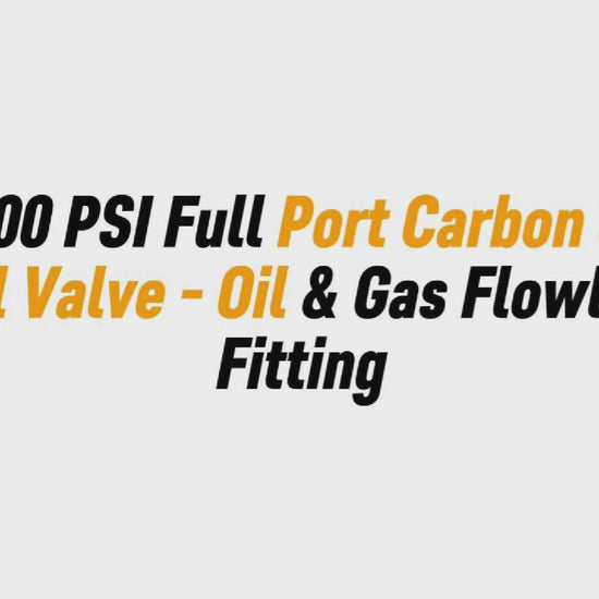 1 2000 PSI Full Port Carbon Steel Ball Valve - Oi

