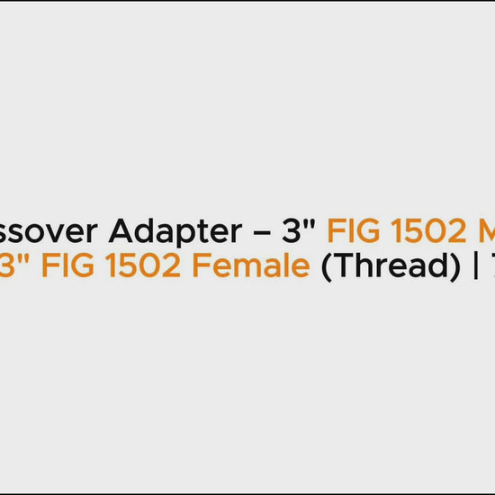 Crossover Adapter – 3 FIG 1502 Male (Wing) x 3

