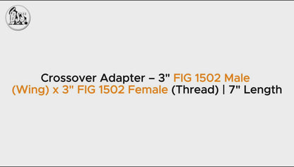 Crossover Adapter – 3 FIG 1502 Male (Wing) x 3

