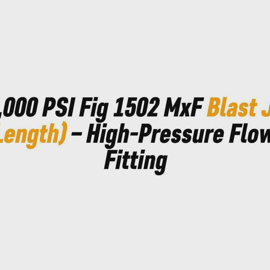 2" 15,000 PSI Fig 1502 MxF Blast Joint (17" Length) – High-Pressure Flowline Fitting