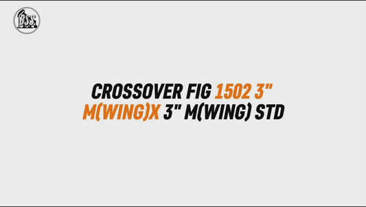 CROSSOVER FIG 1502 3" 
M(WING)X 3" M(WING) STD