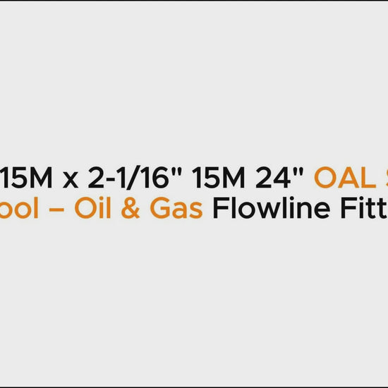 2-1/16" 15M x 2-1/16" 15M 24" OAL Spacer Spool – Oil & Gas Flowline Fitting