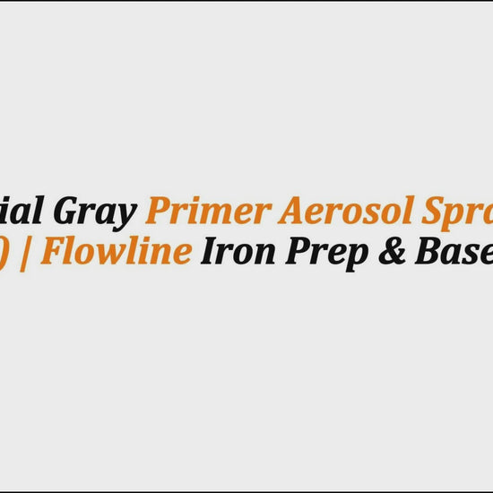 Industrial Gray Primer Aerosol Spray Paint (Box) | Flowline Iron Prep & Base Coat