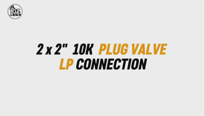 2" * 2" 10K PLUG VALVE LP CONNECTION