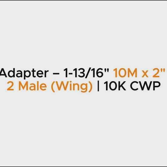 Flange Adapter – 1-13/16" 15M x 2" FIG 1502 Female (Thread) | 15K CWP
