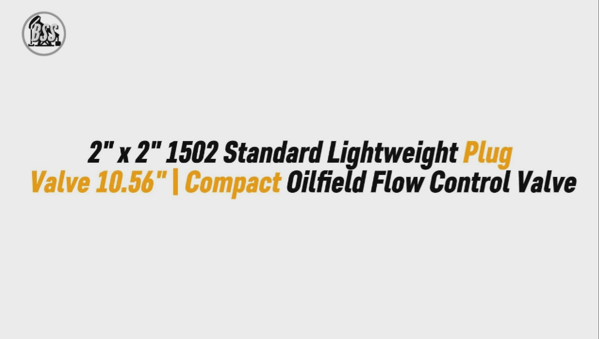 2" x 2" 1502 Standard Lightweight Plug Valve 10.56" | Compact Oilfield Flow Control Valve