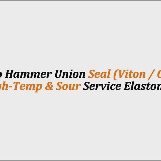 3" Weco Hammer Union Seal (Viton / Green) | High-Temp & Sour Service Elastomer