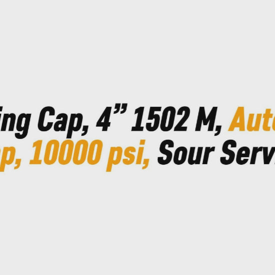 Blanking Cap, 4” 1502 M, Autoclave Tap, 10000 psi

