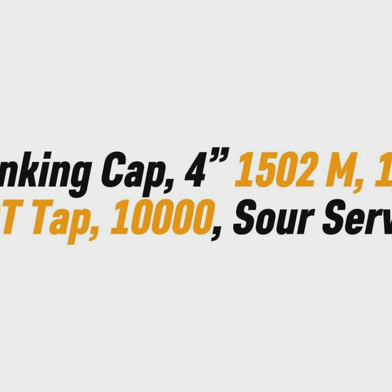 Blanking Cap, 4” 1502 M, 1/2”
 NPT Tap, 10000, Sour Service