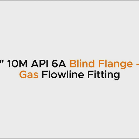 2-9/16" 10M API 6A Blind Flange – Oil & Gas Flowline Fitting