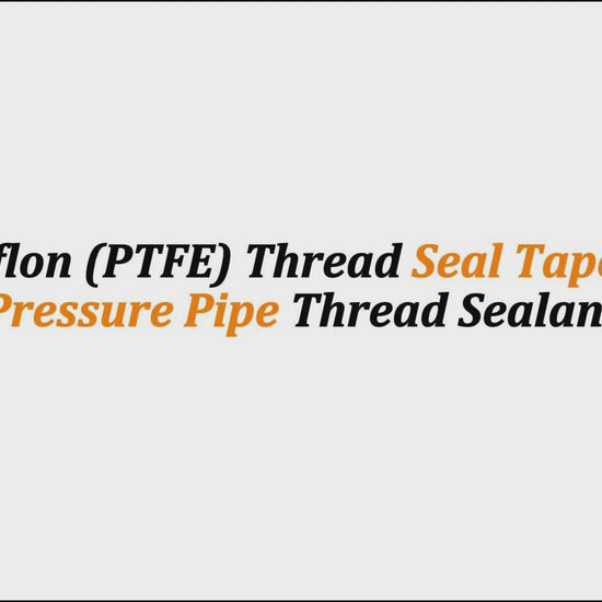 1/2" Teflon (PTFE) Thread Seal Tape | High-Pressure Pipe Thread Sealant