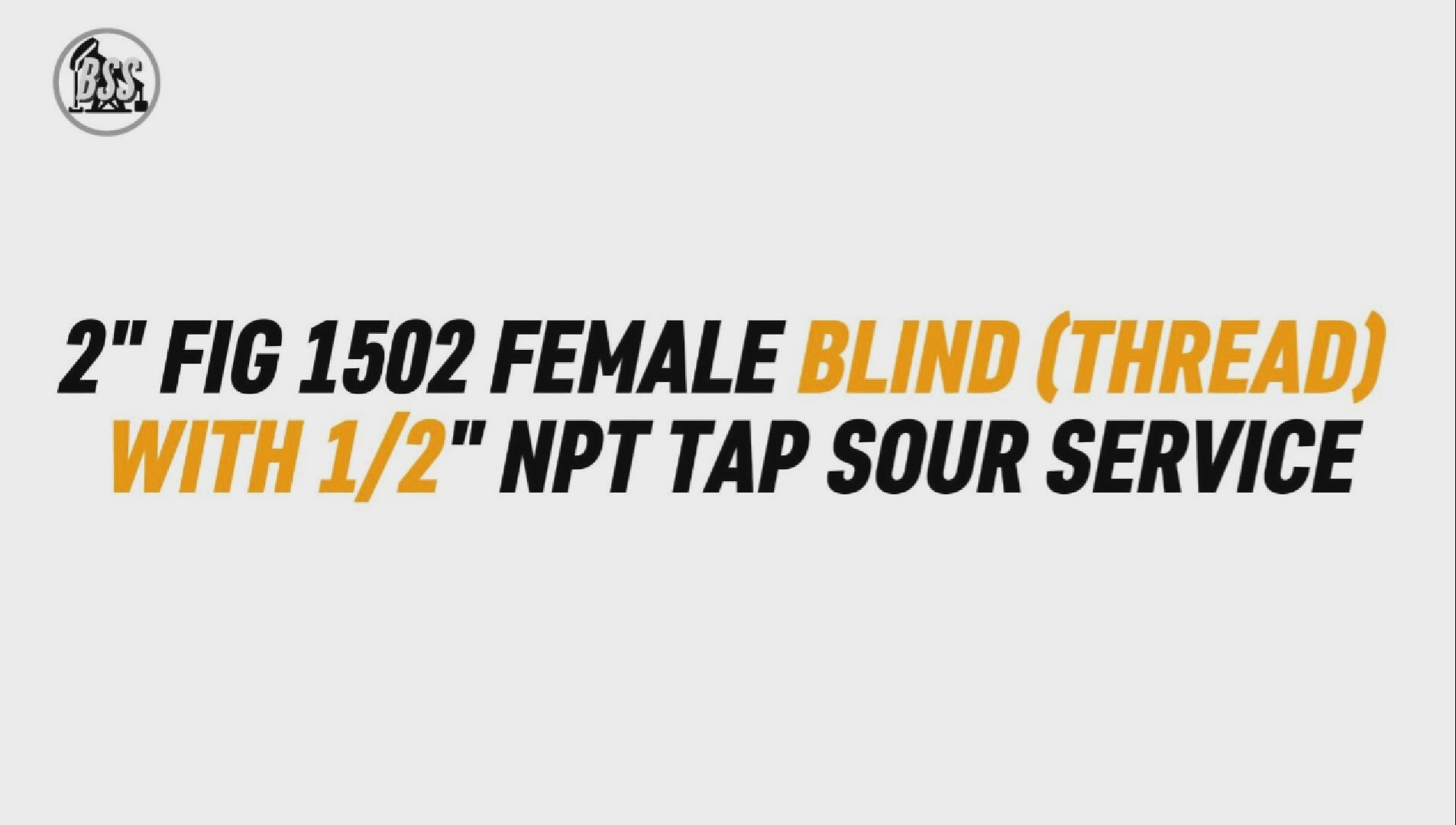 2 FIG 1502 FEMALE BLIND (THREAD) WITH 12 NPT T