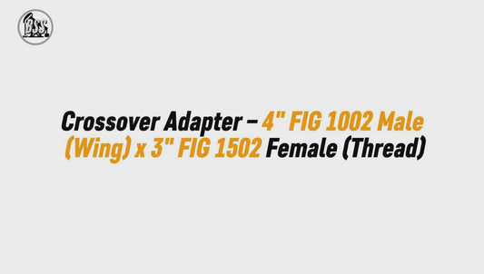 Crossover Adapter – 4 FIG 1002 Male (Wing) x 3