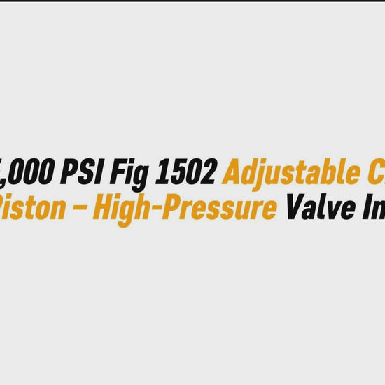 3" 15,000 PSI Fig 1502 Adjustable Choke Seal Piston – High-Pressure Valve Internal
