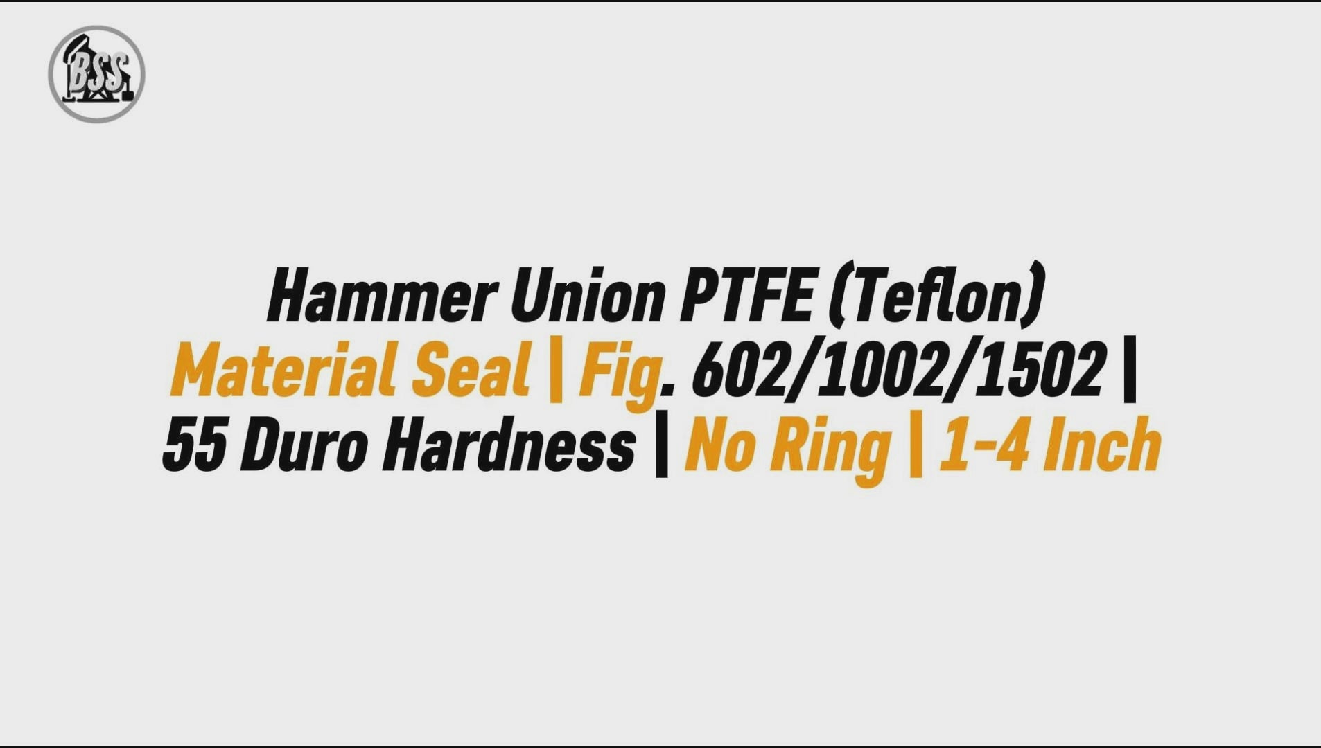 Hammer Union PTFE (Teflon) Material Seal