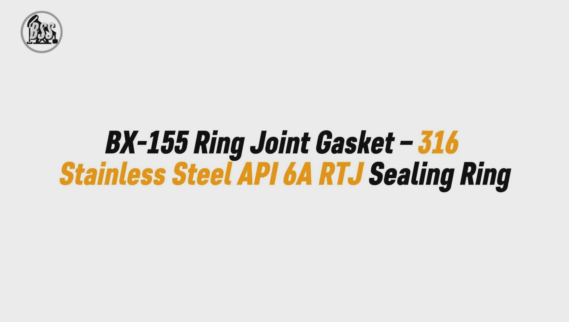 BX-155 Ring Joint Gasket – 316 Stainless Steel API

