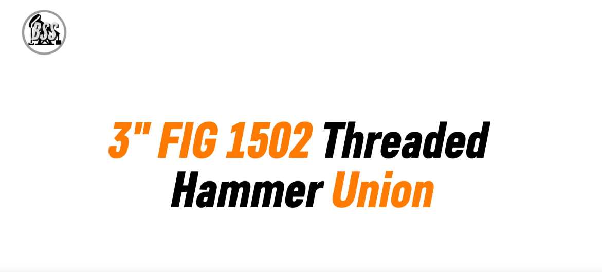 3" FIG 1502 Threaded Hammer Union