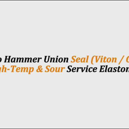 2" Weco Hammer Union Seal (Viton / Green) | High-Temp & Sour Service Elastomer