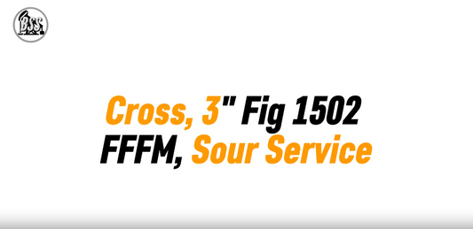 Cross, 3" Fig 1502 FxFxFxM, Sour Service