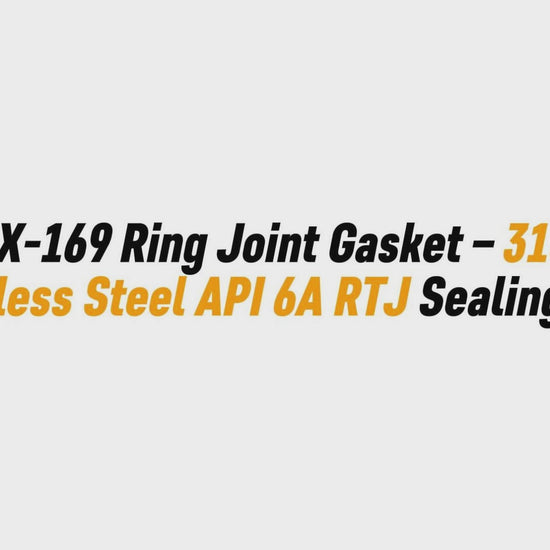 BX-169 Ring Joint Gasket – 316 Stainless Steel API 6A RTJ Sealing Ring