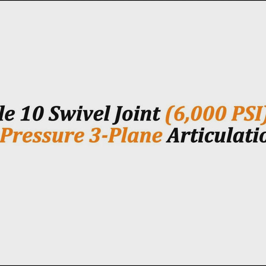 2" Style 10 Swivel Joint (6,000 PSI) | High-Pressure 3-Plane Articulation