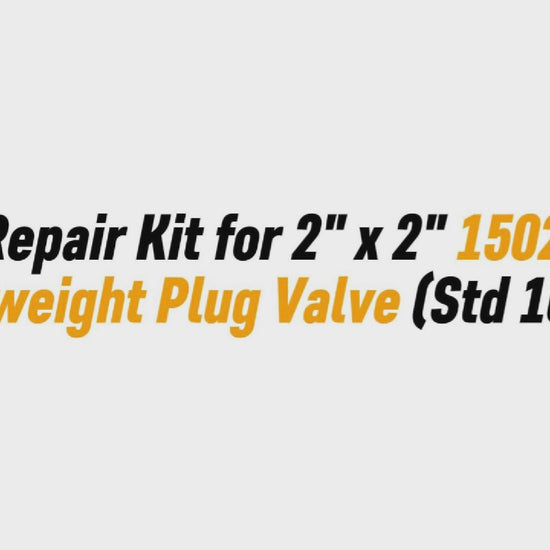 repair Kit for 2" x 2" 1502 Lightweight Plug Valve (Std 10.56")