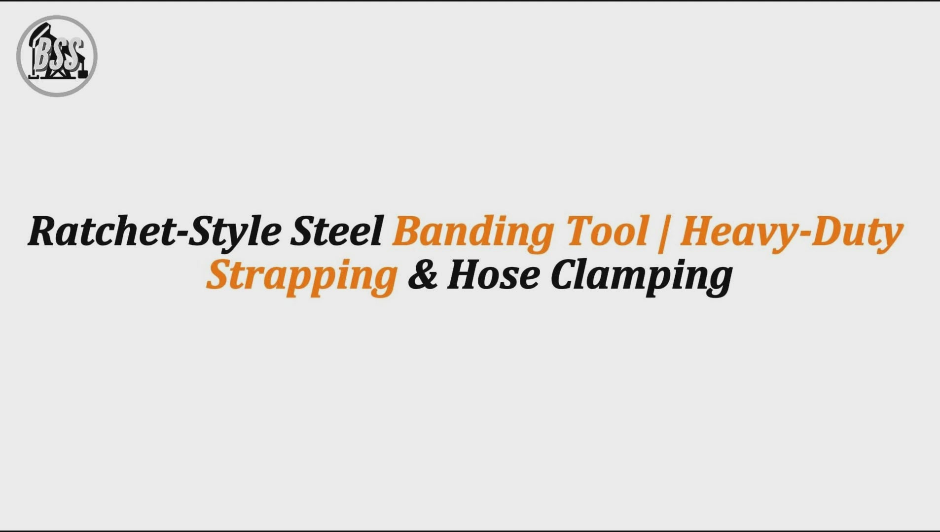 Ratchet-Style Steel Banding Tool | Heavy-Duty Strapping & Hose Clamping
