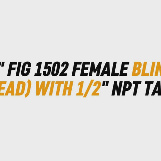 2 FIG 1502 FEMALE BLIND (THREAD) WITH 12 PT T
