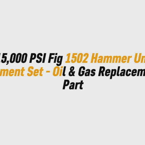 2" 15,000 PSI Fig 2202 Sour Service Hammer Union Retainer Ring - Oil & Gas Replacement Part