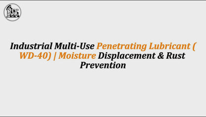 Industrial Multi-Use Penetrating Lubricant (WD-40) | Moisture Displacement & Rust Prevention