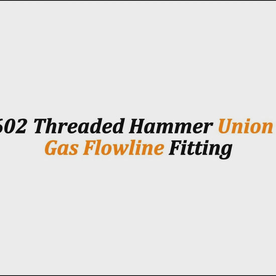 3" Fig 602 Threaded Hammer Union – Oil & Gas Flowline Fitting