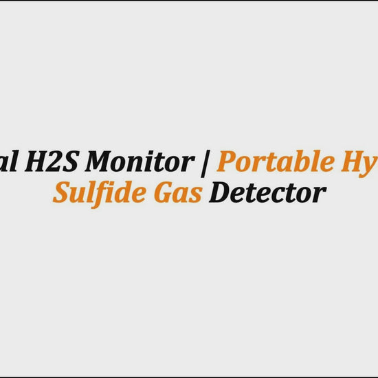Personal H2S Monitor | Portable Hydrogen Sulfide Gas Detector