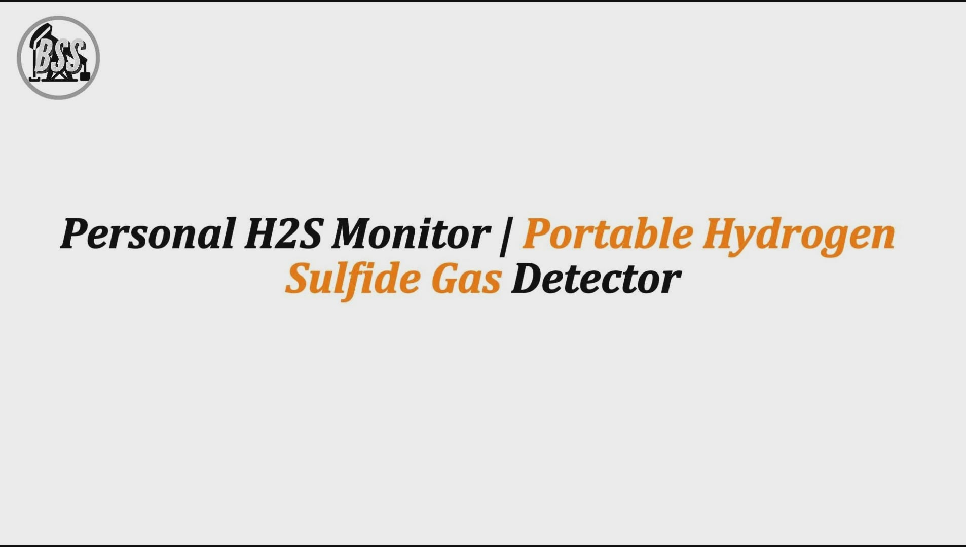 Personal H2S Monitor | Portable Hydrogen Sulfide Gas Detector