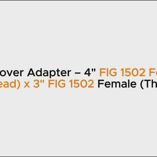 Crossover Adapter – 4 FIG 1502 Female (Thread) x