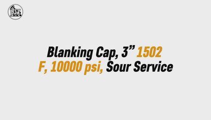 Blanking Cap, 3” 1502 F, 10000 psi, Sour Service