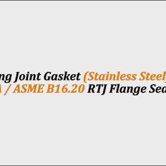 R-45 Ring Joint Gasket (Stainless Steel) | API 6A / ASME B16.20 RTJ Flange Seal