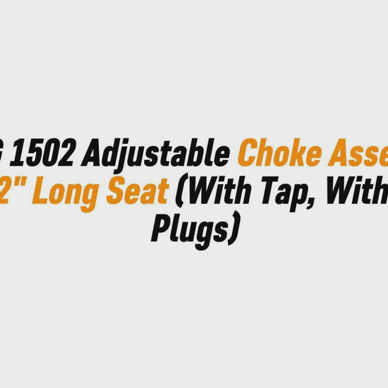 3" FIG 1502 Adjustable Choke Assembly w/ 2" Long Seat (With Tap, Without Plugs)