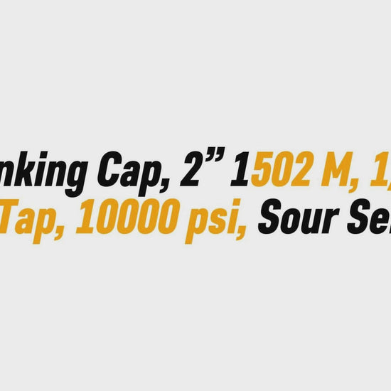 Blanking Cap, 2” 1502 M, 12 NPT Tap, 10000 psi,