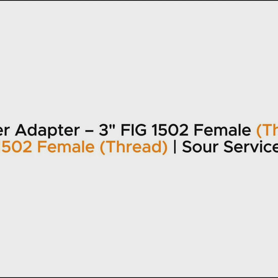 Crossover Adapter – 3 FIG 1502 Female (Thread) x