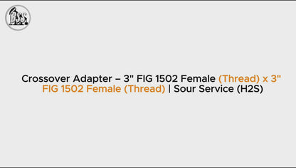 Crossover Adapter – 3 FIG 1502 Female (Thread) x