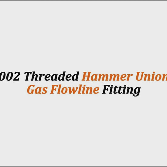 3" Fig 1002 Threaded Hammer Union – Oil & Gas Flowline Fitting