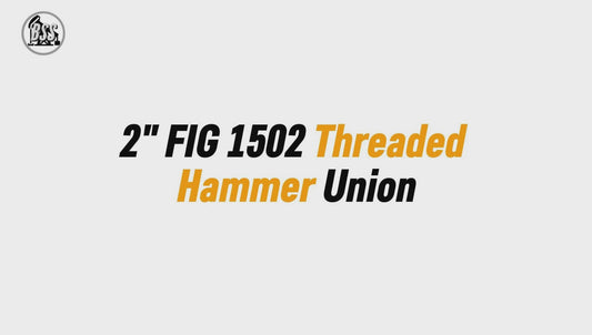 2" FIG 1502 Threaded 
Hammer Union