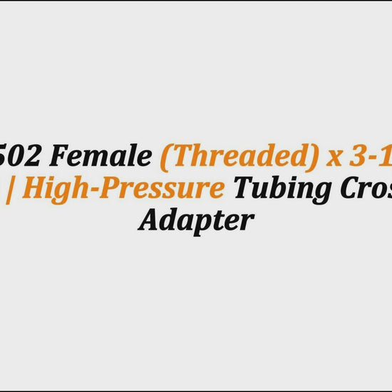 3" Fig 1502 Female (Threaded) x 3-1/2" EUE Swage | High-Pressure Tubing Crossover Adapter